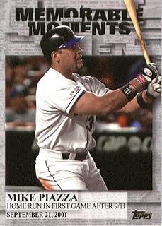 2017 Topps Memorable Moments #MM-23 Mike PiazzaYork Mets Baseball Card