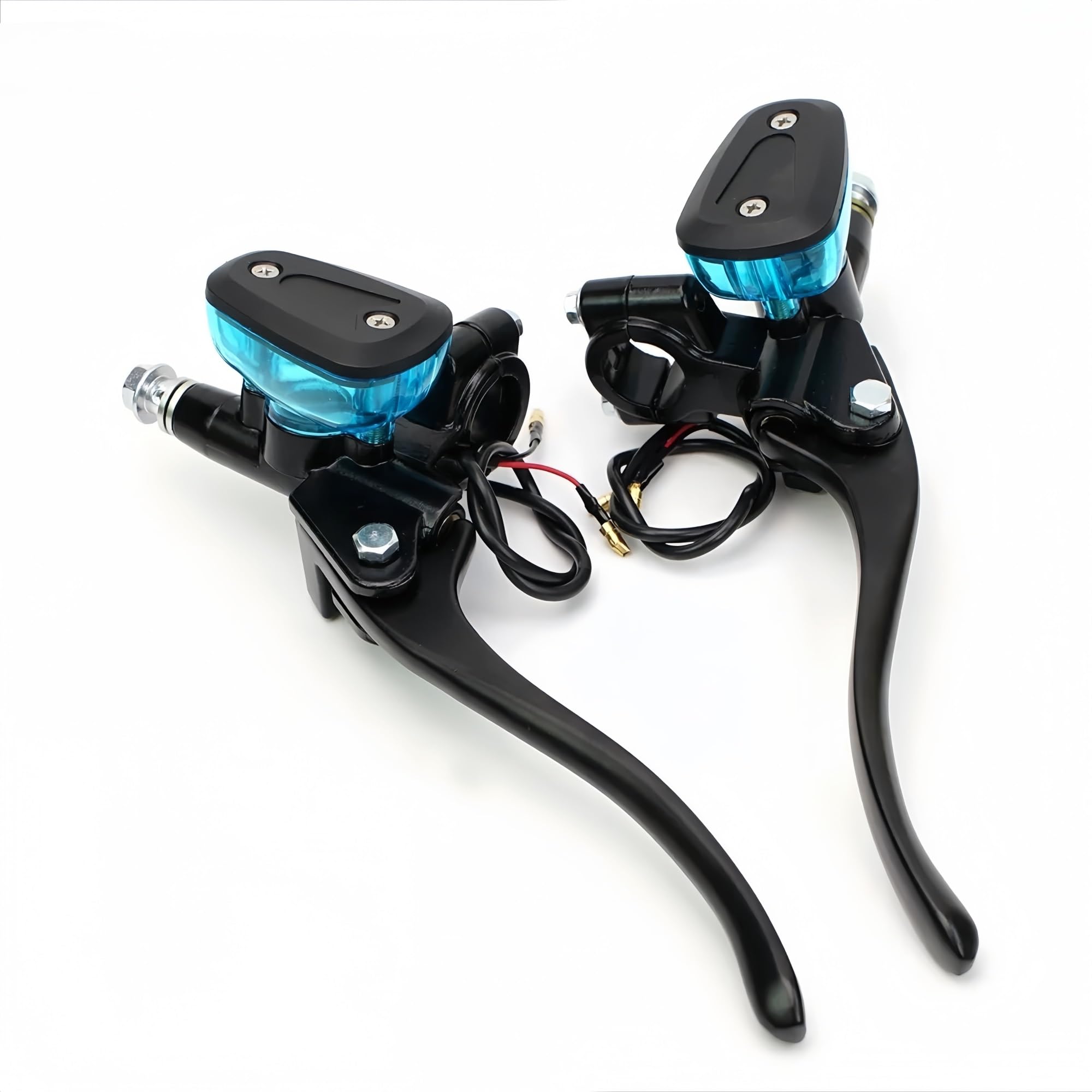 Motorradbremskupplung 22 mm 7/8-Zoll Motorrad-Hydraulikkupplungs-Bremszylinder-Hebelsatz 12,7(Left 1Pcs)
