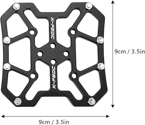 Miniatura 2 de 1 par adaptador de pedal de bicicleta, aleación de aluminio bicicleta Clipless Clip-in plataforma Pedal Adaptadores para