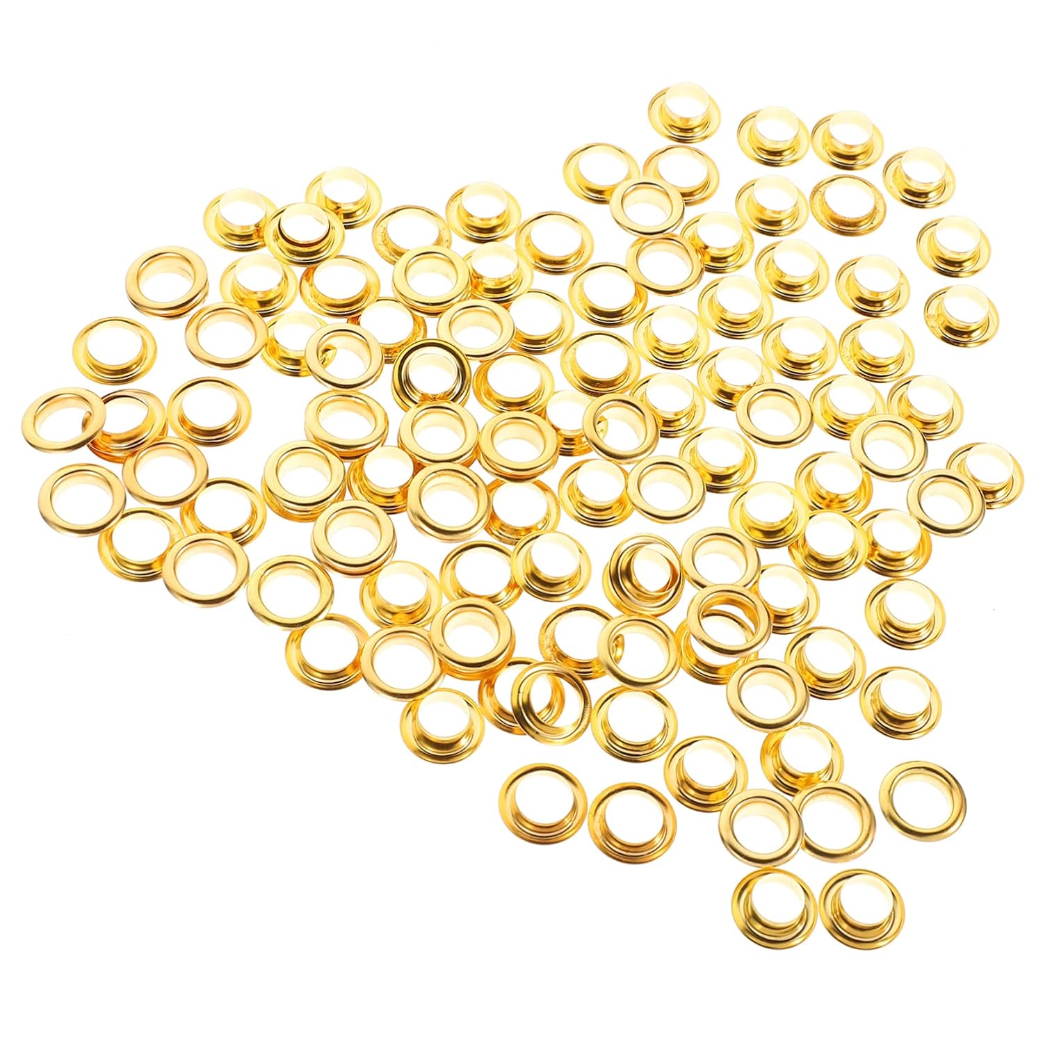 TEHAUX 150sets Grommets and Eyelets Kits Metal Fasteners for Clothing Luggage and Crafts Inner Multi-Purpose Button Accessories