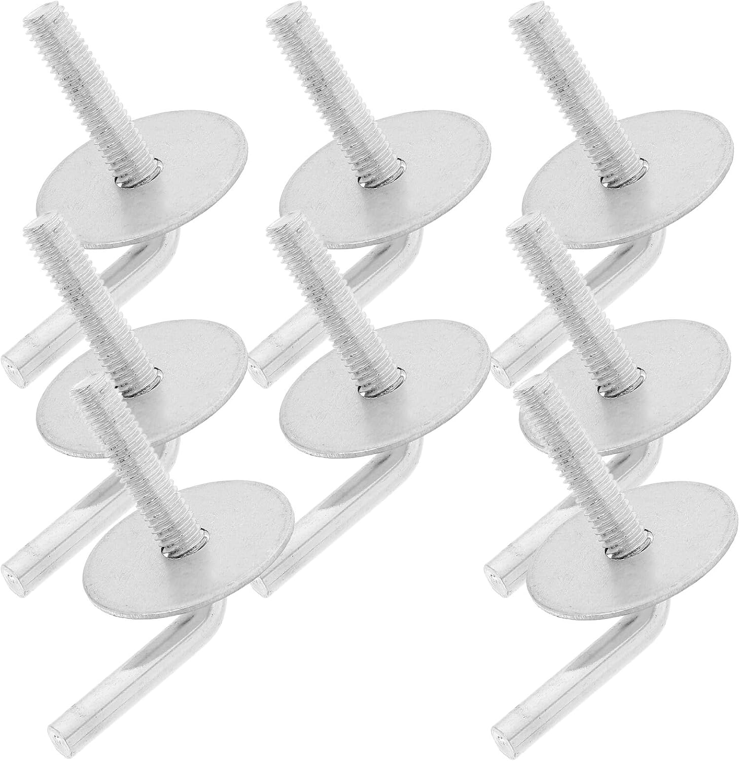 Zerodeko 8pcs Fan Base Screw Set Stainless Steel Fan Pedestal Fasteners Metal Bolts for Floor Mounting Hardware Compatible with Standard Bases