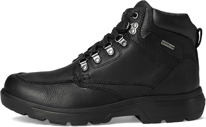Мужские ботинки Rockport Ezra Waterproof, цвет: Чёрный — фото 2
