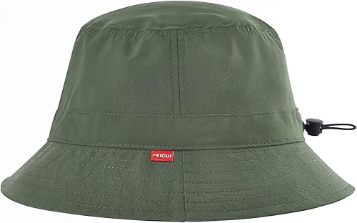 Vista 3 de FEICUI Everyday Bucket - Sombrero de sol unisex, ligero, para exteriores, verano, playa, vacaciones, escapada