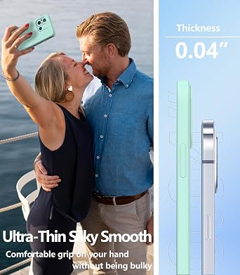 Compatible with Redmi 12C Case Silicone Liquid Dark Green, Soft Smooth Touch for Xiaomi Redmi 12C Phone Case Silicone Shockproof Thin Cover (Blue)