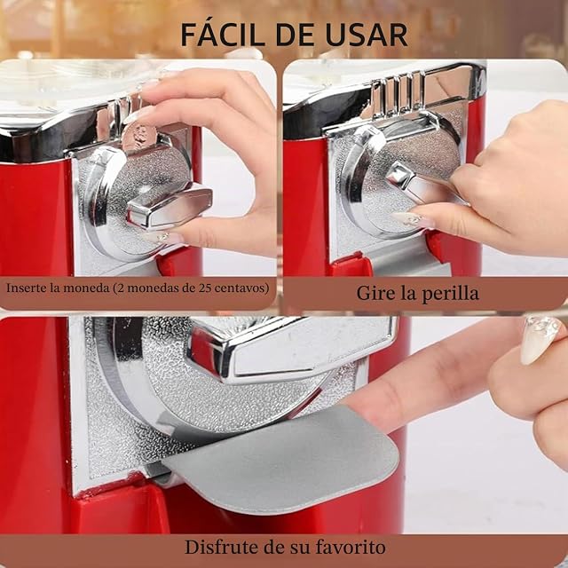 Foto 6 de 6 de Bubble Gumball Dispenser Machine con Trucos de 100 x 32 mm, máquina expendedora a Granel de Bola