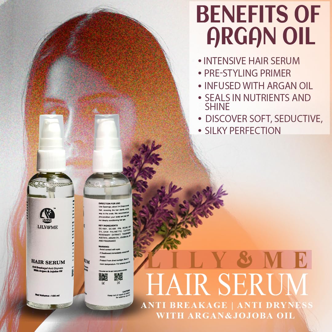 Buy LILY&ME Hair Serum for Silky & Smooth Hair, Frizzy Hair