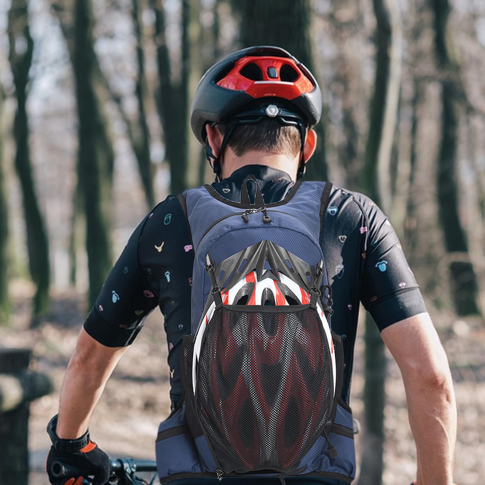 Wasserrucksack - Wandern Leichte flüssige Tasche, Einstellbare Lauftasche, Fahrradtagesbeutel mit Atmungsaktiver Riemenlehne Und Langlebige Polyester-Konstruktion | Outdoor-Abenteuerausrüstung für