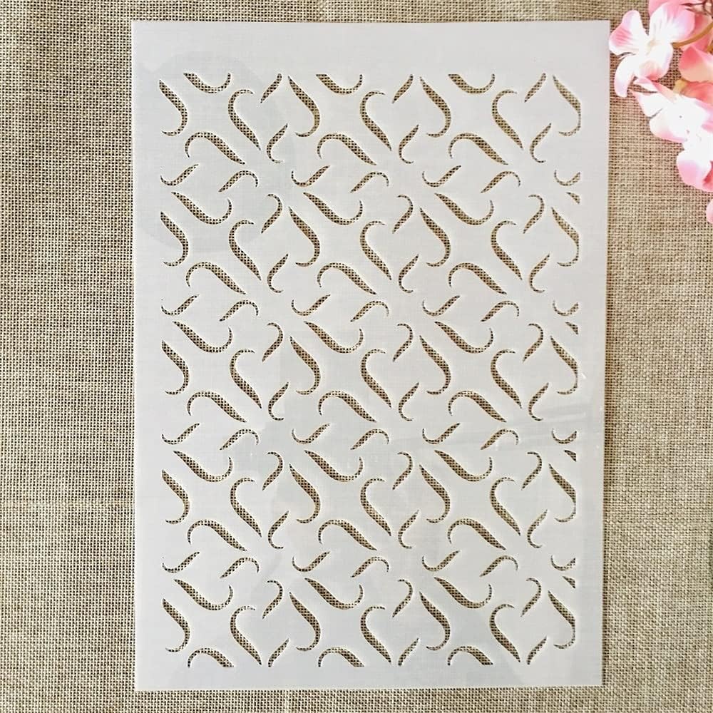 Amazon.com : A4 29cm Geometry Texture Stencils for Painting on Wood ...