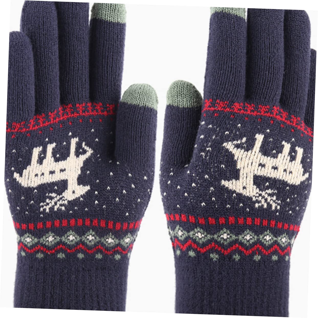 GALPADA 3 Pares Guantes gruesos guantes de punto para de punto para hombre deportivos accesorios de Mitones de dedo para pantalla táctil