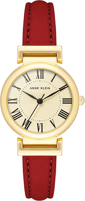 Anne Klein Women's Leather Strap Watch