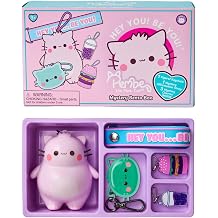 Pembe the Pink Cat Mystery Bento Box Keychain Set | Collectible Clip-On Figure, Affirmation Strap & Charms | Mix-and-Match Surprise | 6 Styles to Collect