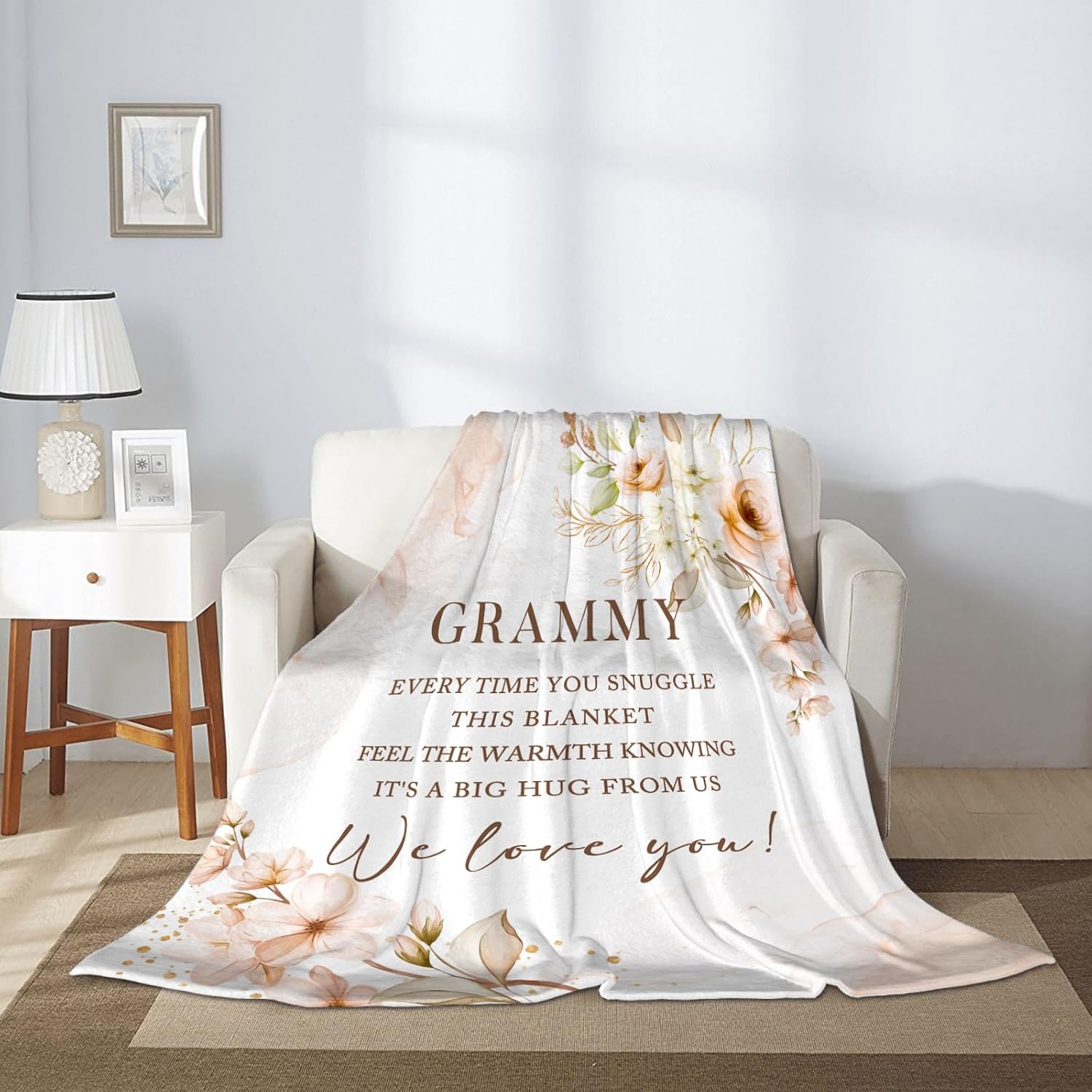 Grammy Gifts, Gifts for Grammy Blanket 60" x 50", Grammy Birthday Gifts, Grammy Gifts for Mothers Day, Grammy Gifts for Grandma, Grammy Gifts from Grandkids, Grammy Gift for Christmas - Image 5