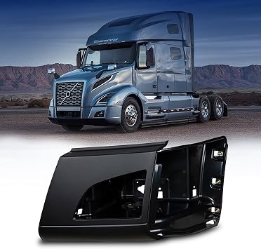 TORQUE Corner Bumper Replacement for 2018+ Volvo VNL Semi Trucks | Driver Left Side; With Fog Light Hole