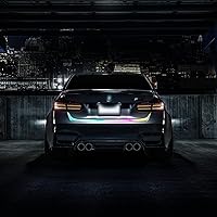 Vista 8 de x xotic tech Tira de luces LED flexibles multicolor de flujo secuencial, luces direccionales de circulación diurna, cola de freno, reversa, luz