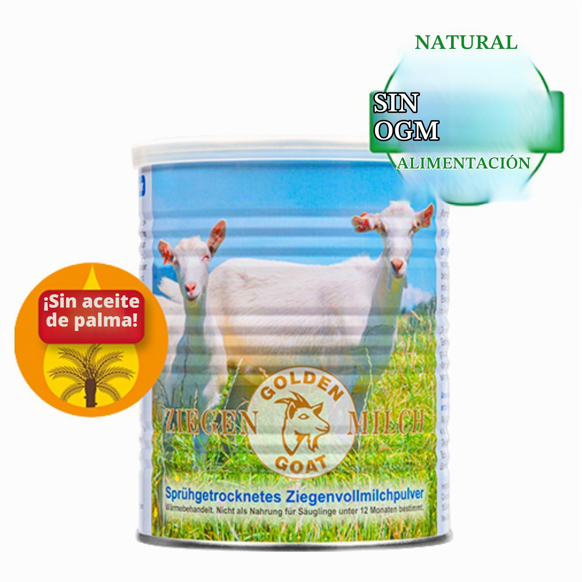Leche en polvo de cabra Golden Goat de Bambinchen, paquete de 12 (12 x 400 g)