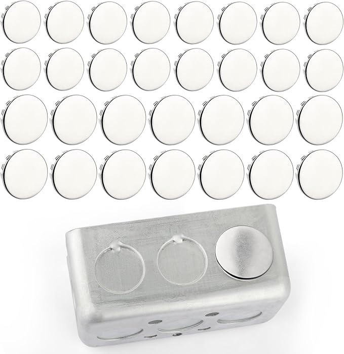 20PCS Seal Electrical Box Knockout in 2 Sizes, Removable