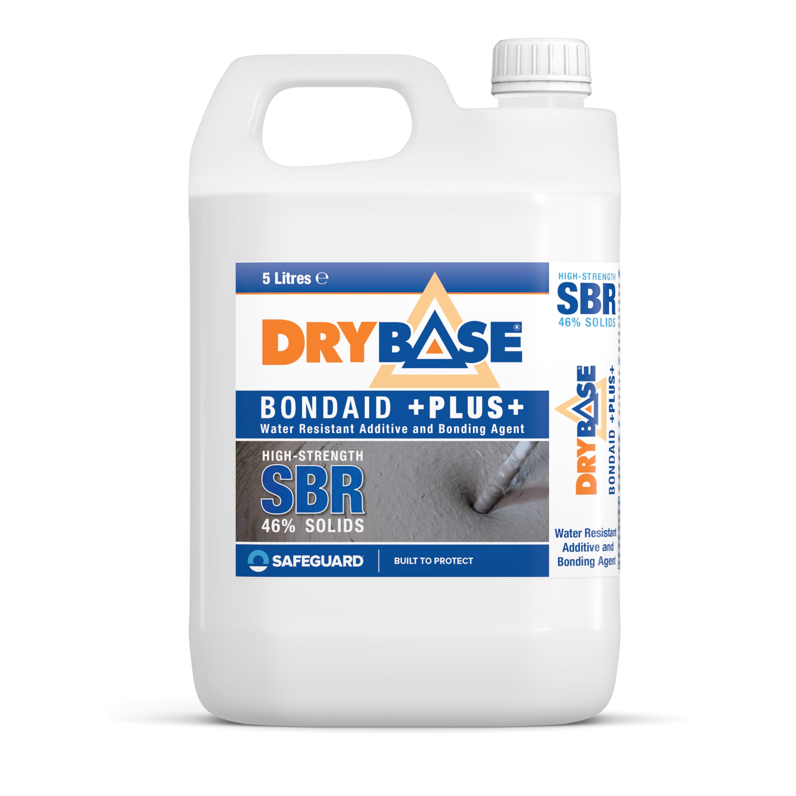 Drybase Bondaid Plus SBR 5 litre water resistant bonding agent for sand/cement, Clear