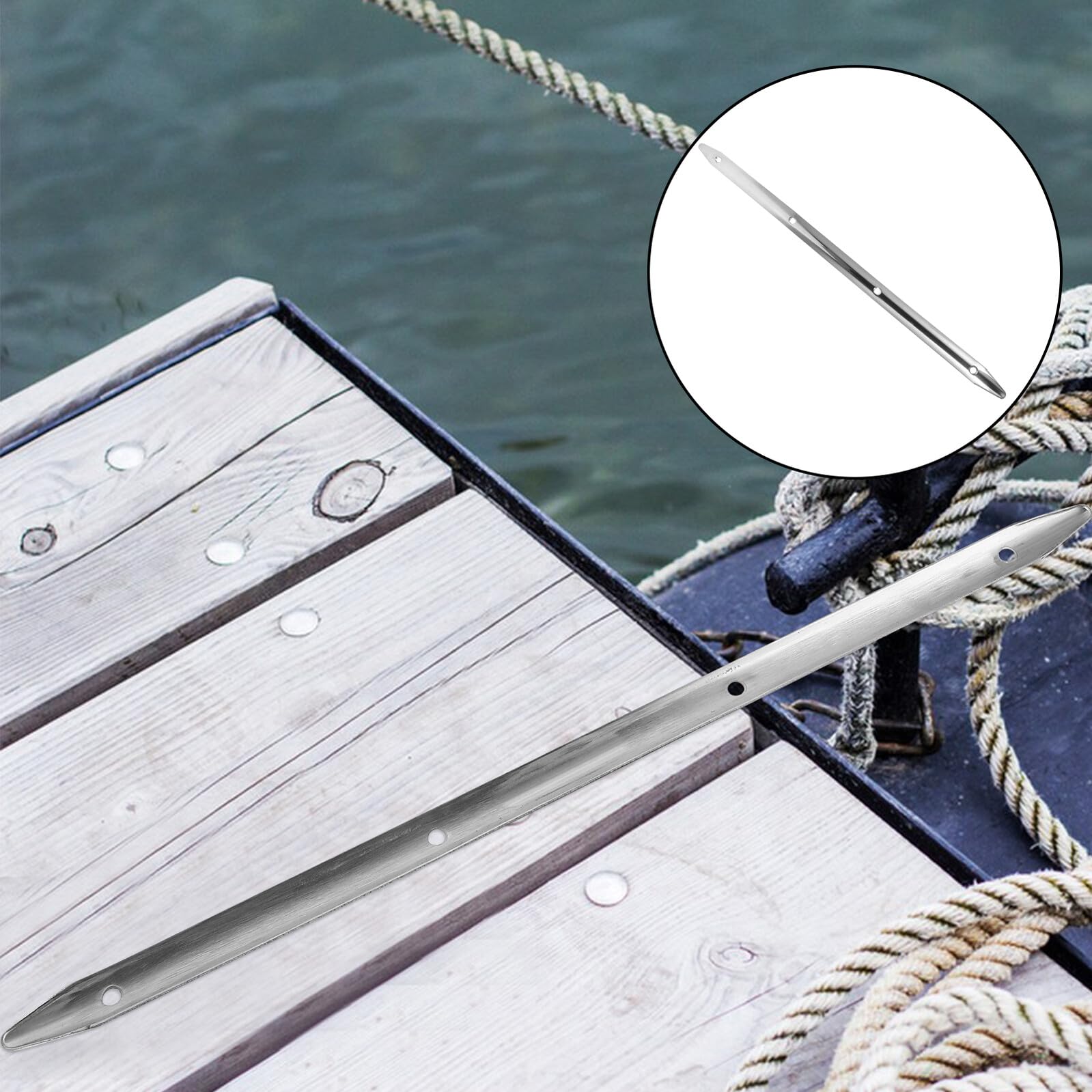 ORFOFE Striscia di Protezione Paraurti in Acciaio Inossidabile 316 per Yacht Modanatura Anti-Usura Bordo Scafo Accessori Marini per Protezione Attracco e Ormeggio Barche