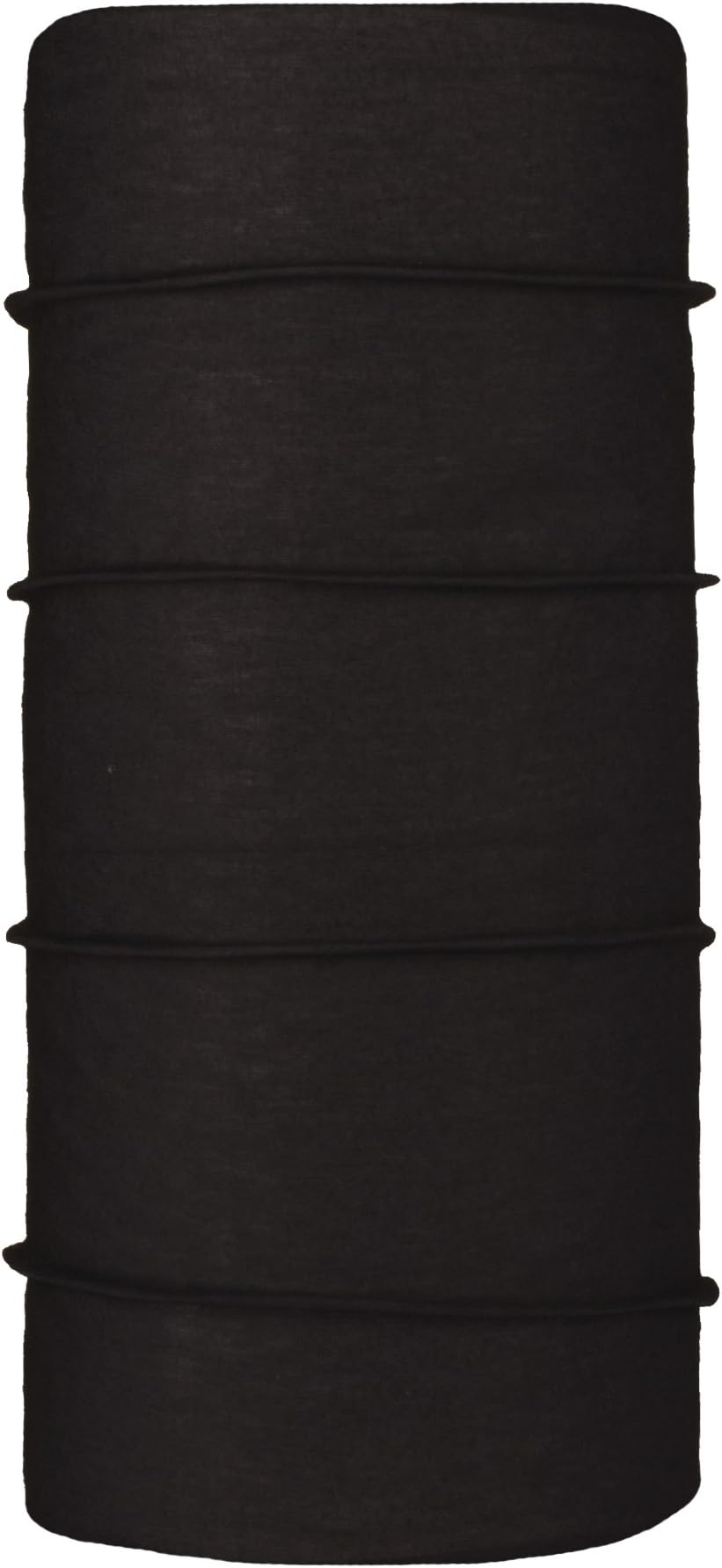 Unisex Plain/Solid Colour Lycra Headwrap Bandana for Bikes (Black)