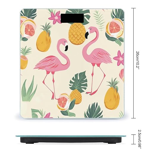 Balanza digital para peso corporal con plataforma de cristal templado, pantalla LCD grande, uso en baño, resistente y fácil de leer miniatura 2