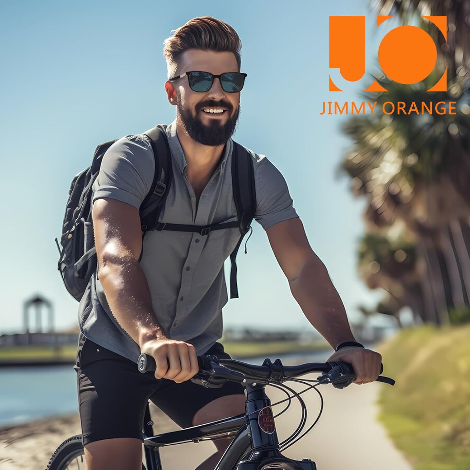 JO Polarized Bifocal Reading Glasses Sunglasses for Men - UV400 Protection Fashion Polarized Bifocal Sun Reader