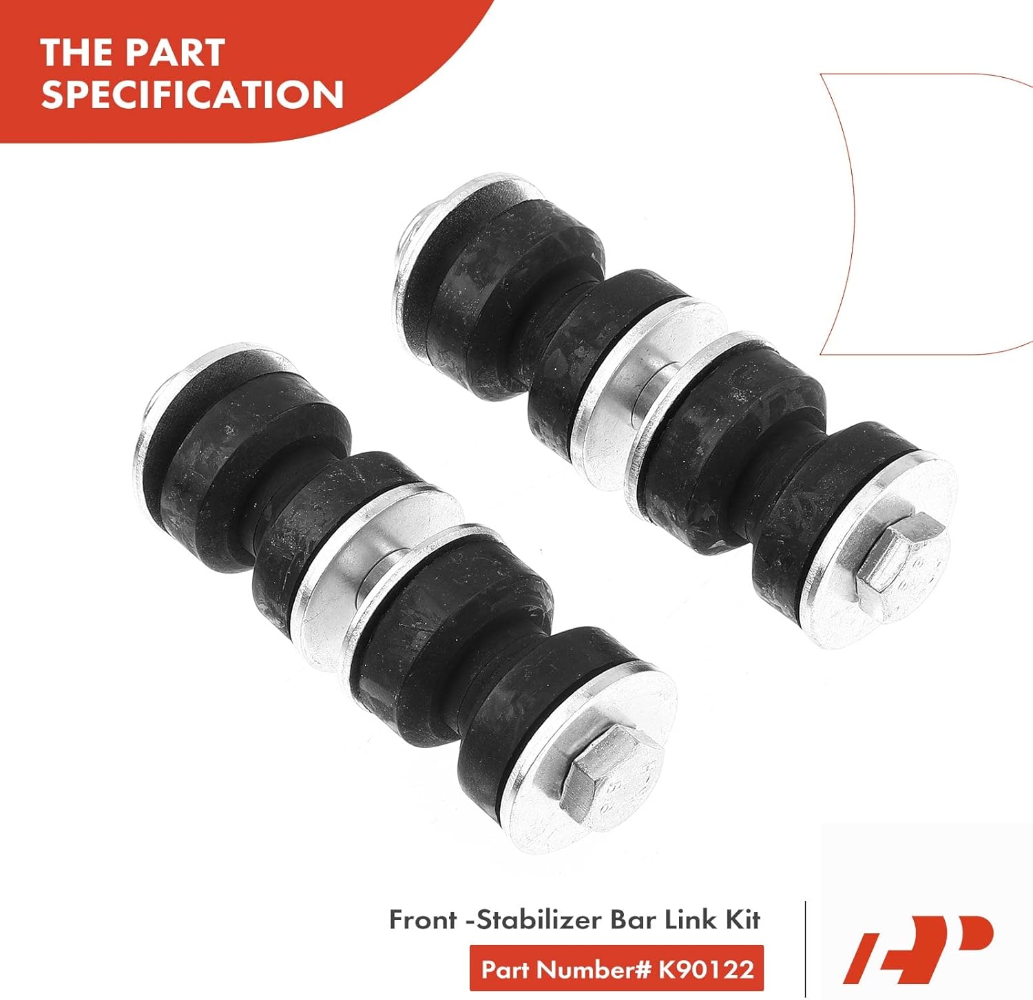 A-Premium Set of 10, Front Sway Bar Link, Upper & Lower Ball Joint, Inner & Outer Tie Rod End, Compatible with Honda Accord 1990 1991 1992 1993