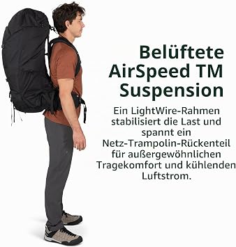 Osprey Farpoint Men's Trekking Backpack 70L Black