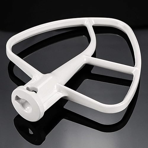 Miniatura 7 de Sikawai Accesorio de paleta de ayuda para batidora de pie, K45B, batidor plano recubierto perfectamente compatible con batidora de pie de cabeza