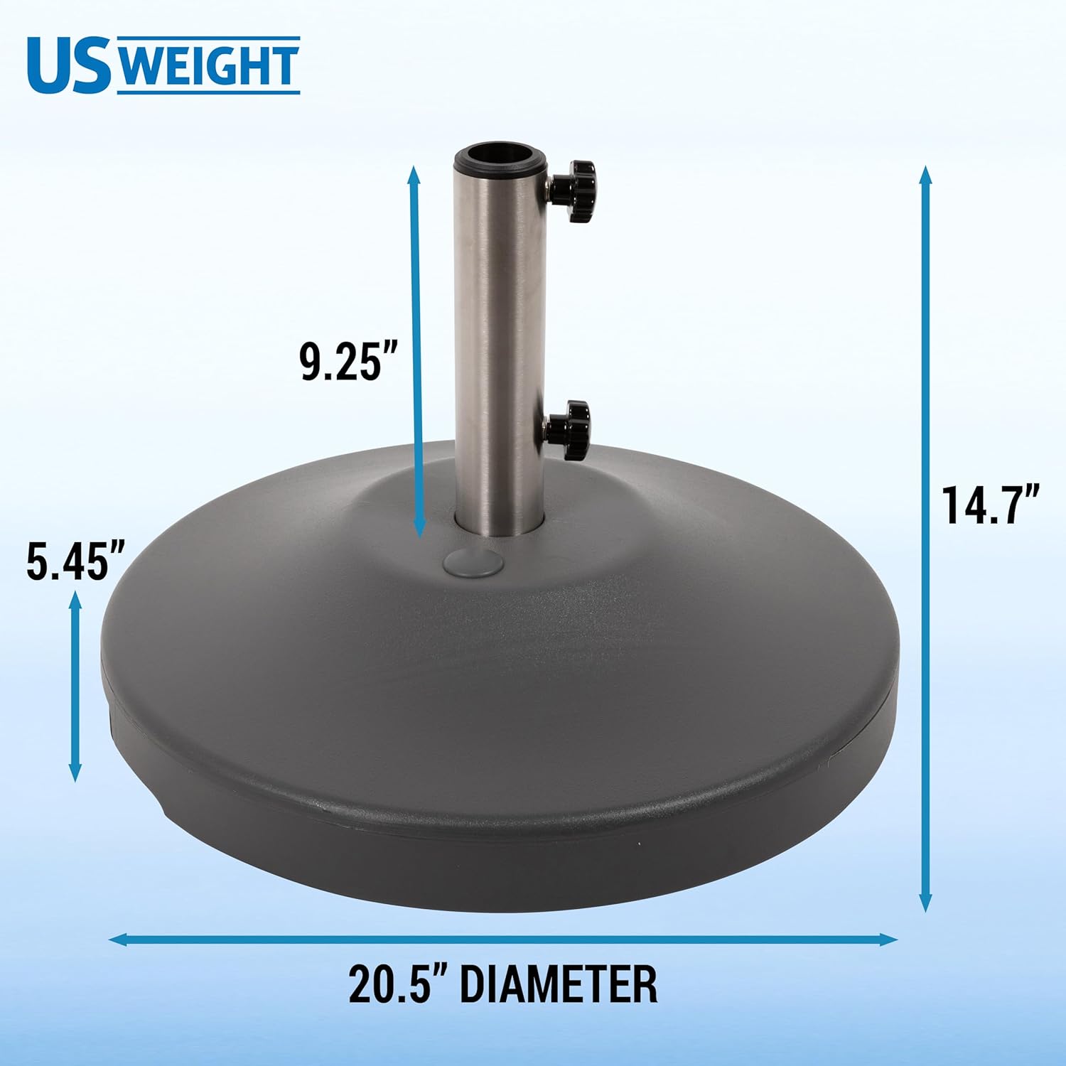 US Weight 80lb Free Standing Umbrella Base