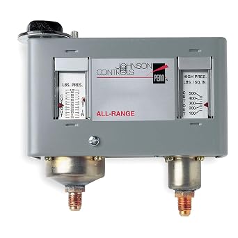Johnson Controls P170LB-1C Dual Pressure Control, SPST