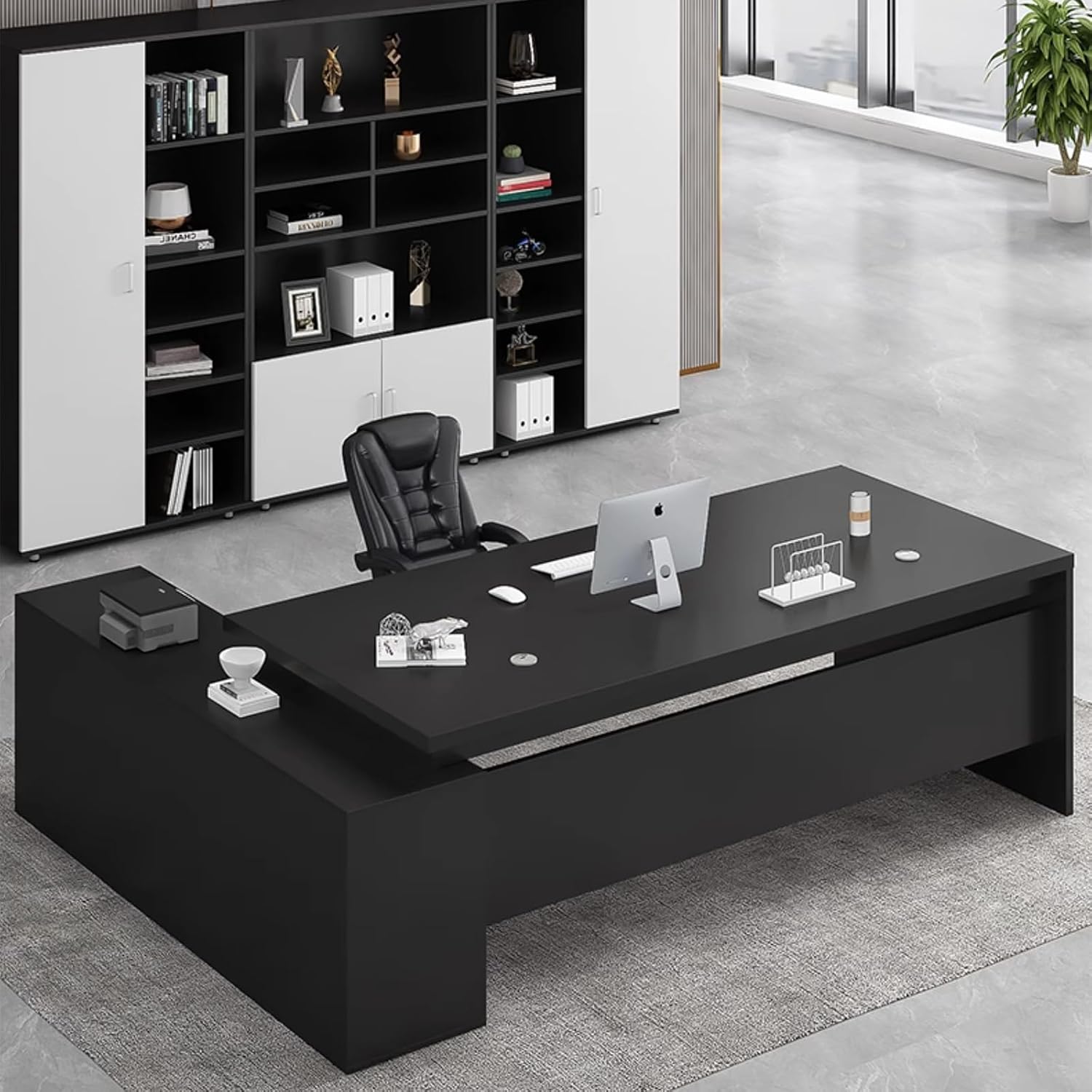 Flexispot EF1ブラック, PR1407 140x70cm loctek_ef1-pr1407-all