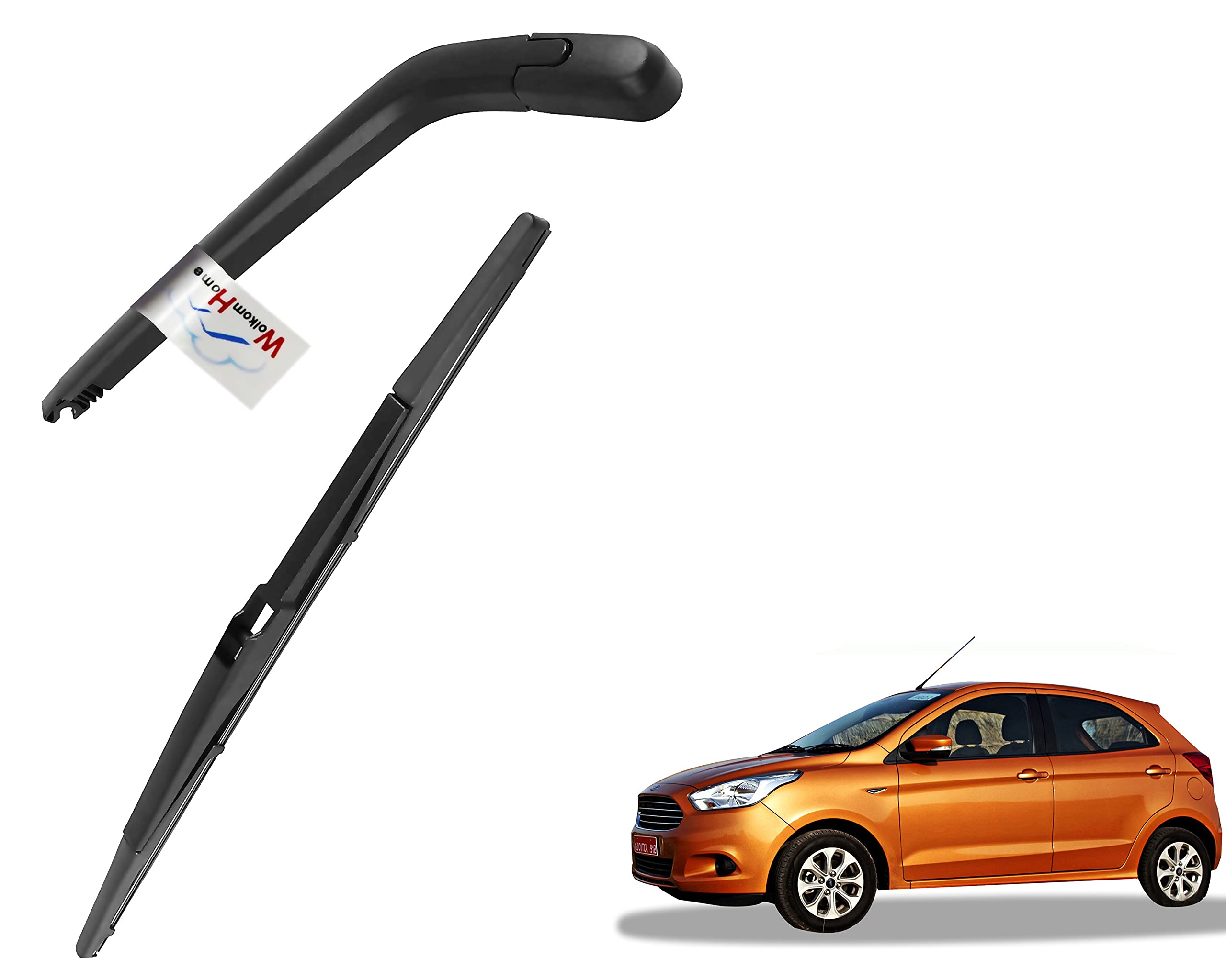 WolkomHome High Performance Car Rear Wiper Blade and Arm for Figo New 2015