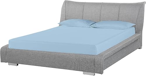 Waterbed Sábanas tamaño King, serie 1800 de microfibra cepillada, 4 piezas, juego de sábanas de agua King adjuntas, resistentes a las arrugas y a la