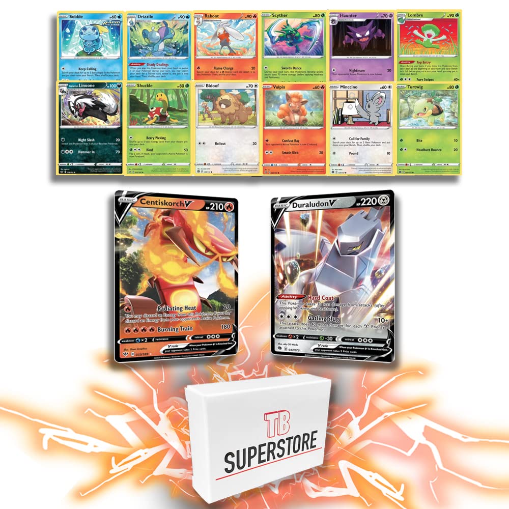 Amazon.com: TCG Deck Box Bundled with 20 Assorted Pokemon Cards (2 GX, V,  or EX Ultra Rares + 18 Reverse Holo) : Toys & Games