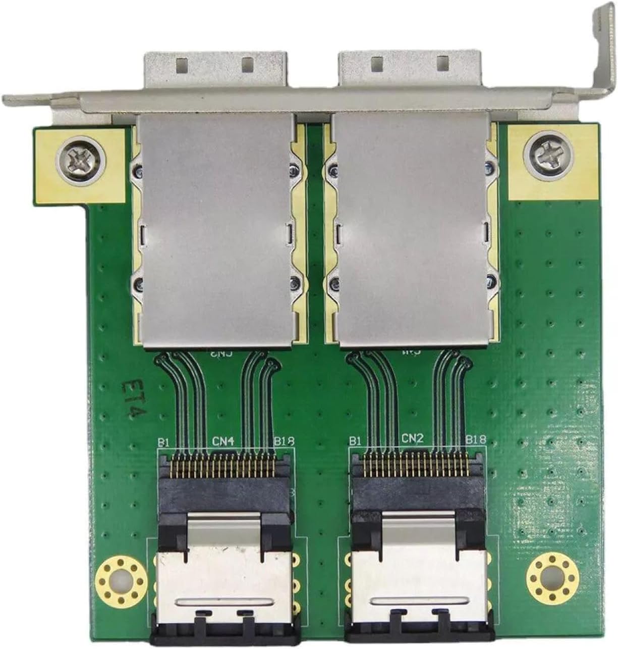 Replacement Adapter Board, PCI Adapter Board SFF-8087 to 2 Port External HD SFF-8088 PCI Adapter Board