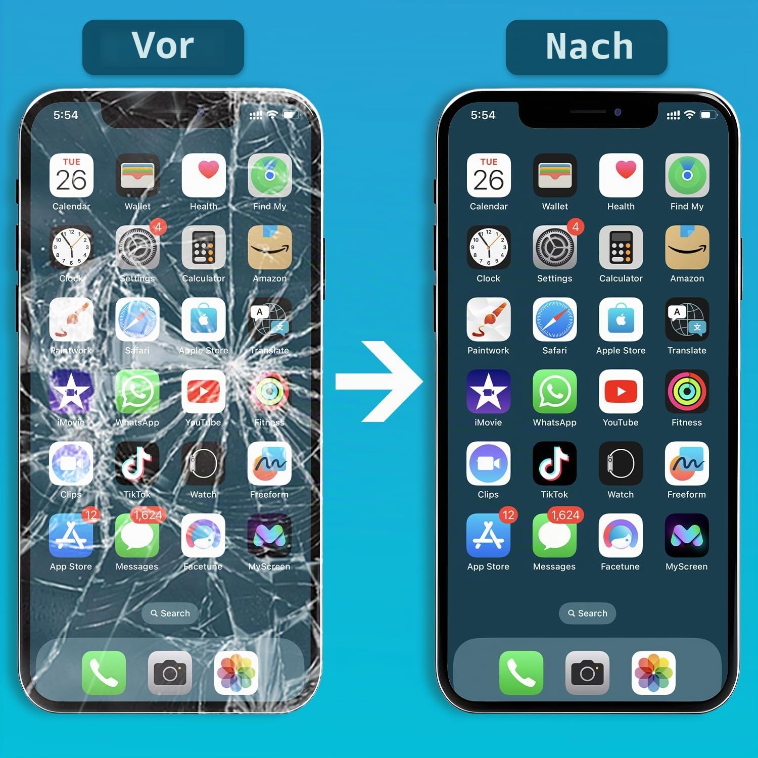 Display für iPhone 13 Mini Bildschirm LCD FHD 5,4" Touch Digitizer Ersatz