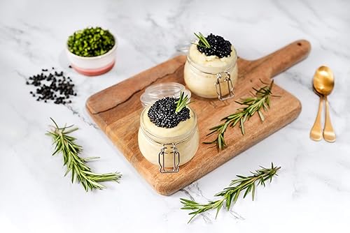 Miniatura 6 de Eurocaviar Shikran - Perlas de caviar negro de arenque ahumado, 3.52 oz [3.53 oz] [Alternativa de caviar premium]