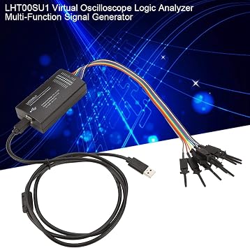 Logic Analyzer, Akozon Virtual Oscilloscope Logic Analyzer LHT00SU1 Multi-Function Generator I2C SPI CAN Uart Oscilliscope Logic Analyzer