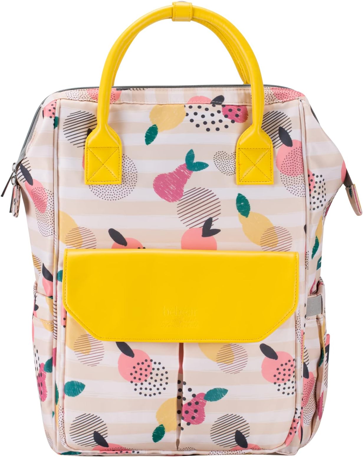 Bebamour Changing Bag Backpack with Changing Mat, Waterproof Nappy Bag Backpack for Mom and Dad, Baby Diaper Bag Nappy Back Pack with Stroller Hook