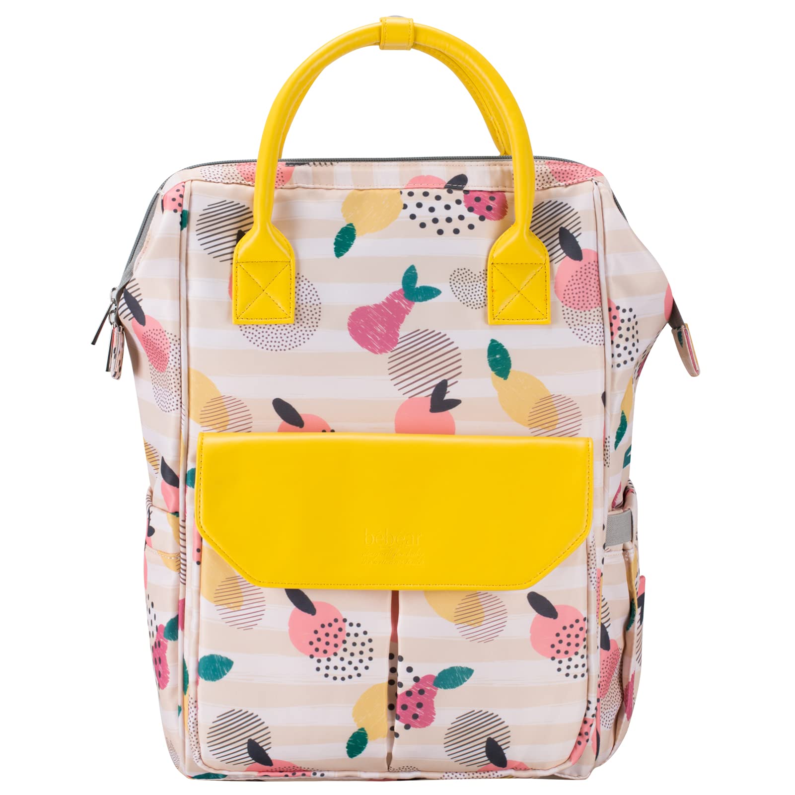 Bebamour Changing Bag Backpack with Changing Mat, Waterproof Nappy Bag Backpack for Mom and Dad, Baby Diaper Bag Nappy Back Pack with Stroller Hook