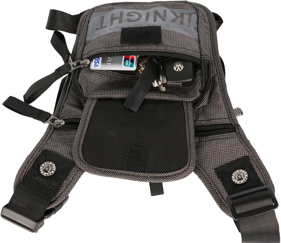 Thigh Bag, Leg Bag, Vanlison Tactical Fanny Pack Hiking Bag Leg Pouch
