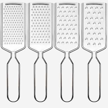 4 PCS Cheese Grater,Stainless Steel Cheese Shredder,Lemon Vegetable Slicer Food Shredde for Kitchen Gadgets4-sided