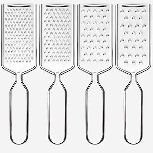 4 PCS Cheese Grater Stainless Steel Cheese Shredder Lemon Vegetable Slicer Food Shredde for Kitchen Gadgets 4-sided