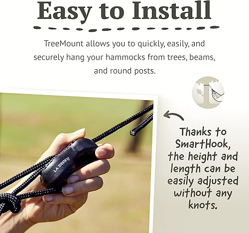 Vista 21 de La Siesta Brisa - Hamaca resistente a la intemperie, Vainilla