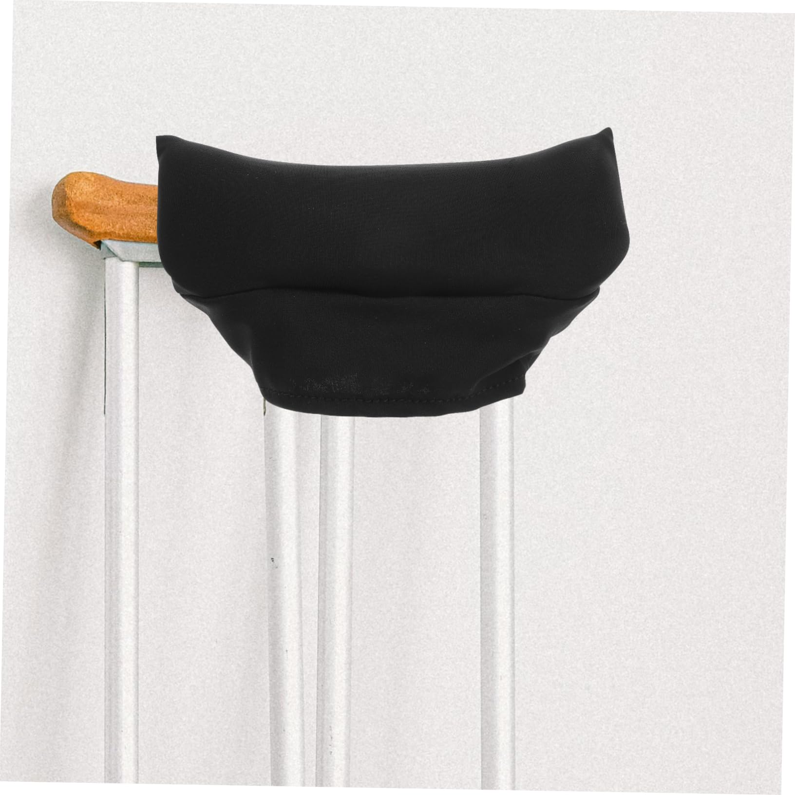 minkissy 3 Juegos andador con muletas cubierta para muletas asidero para muletas cojín para muletas fundas de muletas flexibles cubierta del mango de la muleta Espuma de memoria Black