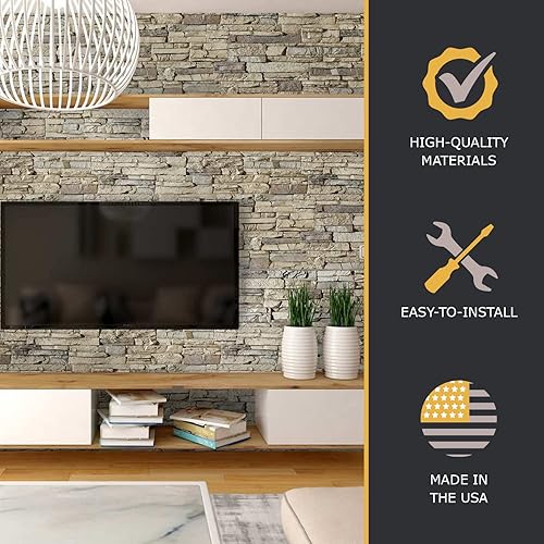 Miniatura 5 de Paneles de revestimiento de pared de imitación de poliuretano de alta densidad para decoración interior y exterior  Panel de revestimiento de piedra