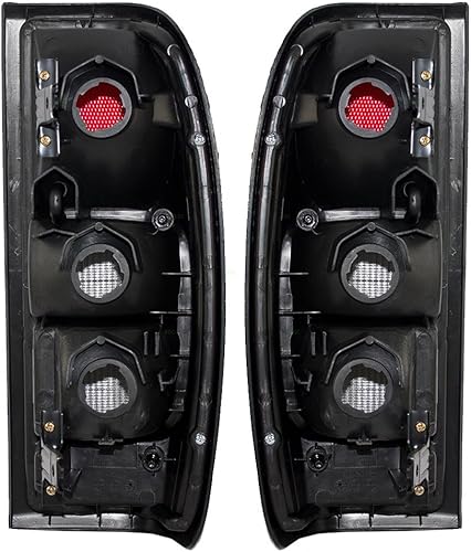 Miniatura 10 de Brock - Luces traseras de repuesto para conductor y pasajero, con lente ahumada, compatible con camioneta Frontier 98-04 265597B425 265547B425