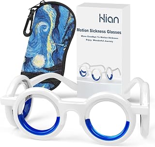 Hion Anti- Motion Sickness Glasses Raised Airsickness Seasickness Glasses for Sport Travel Gaming Car Sickness Glasses for... Price In India