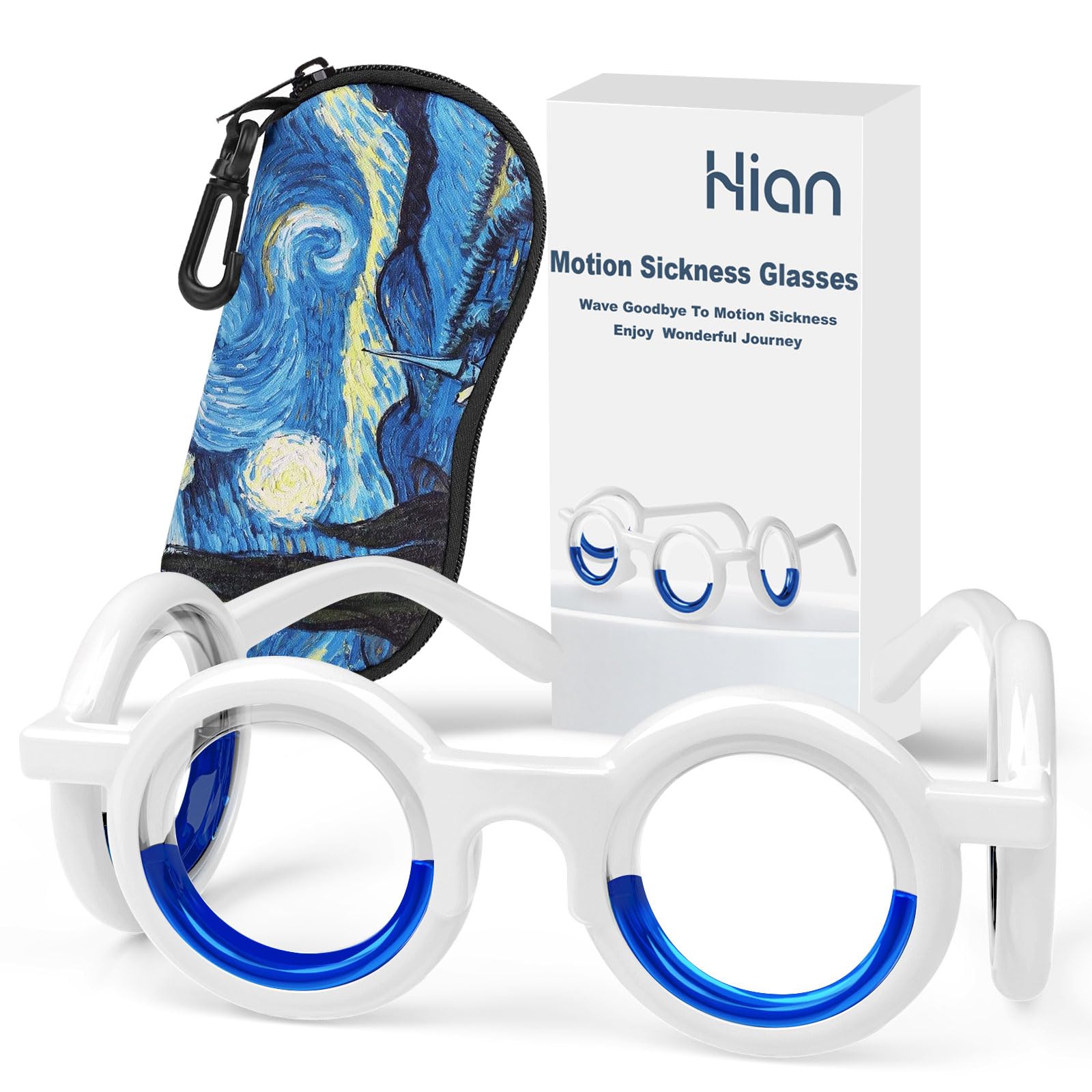 Amazon.com: Hion Motion Sickness Glasses,Relieve Carsickness ...