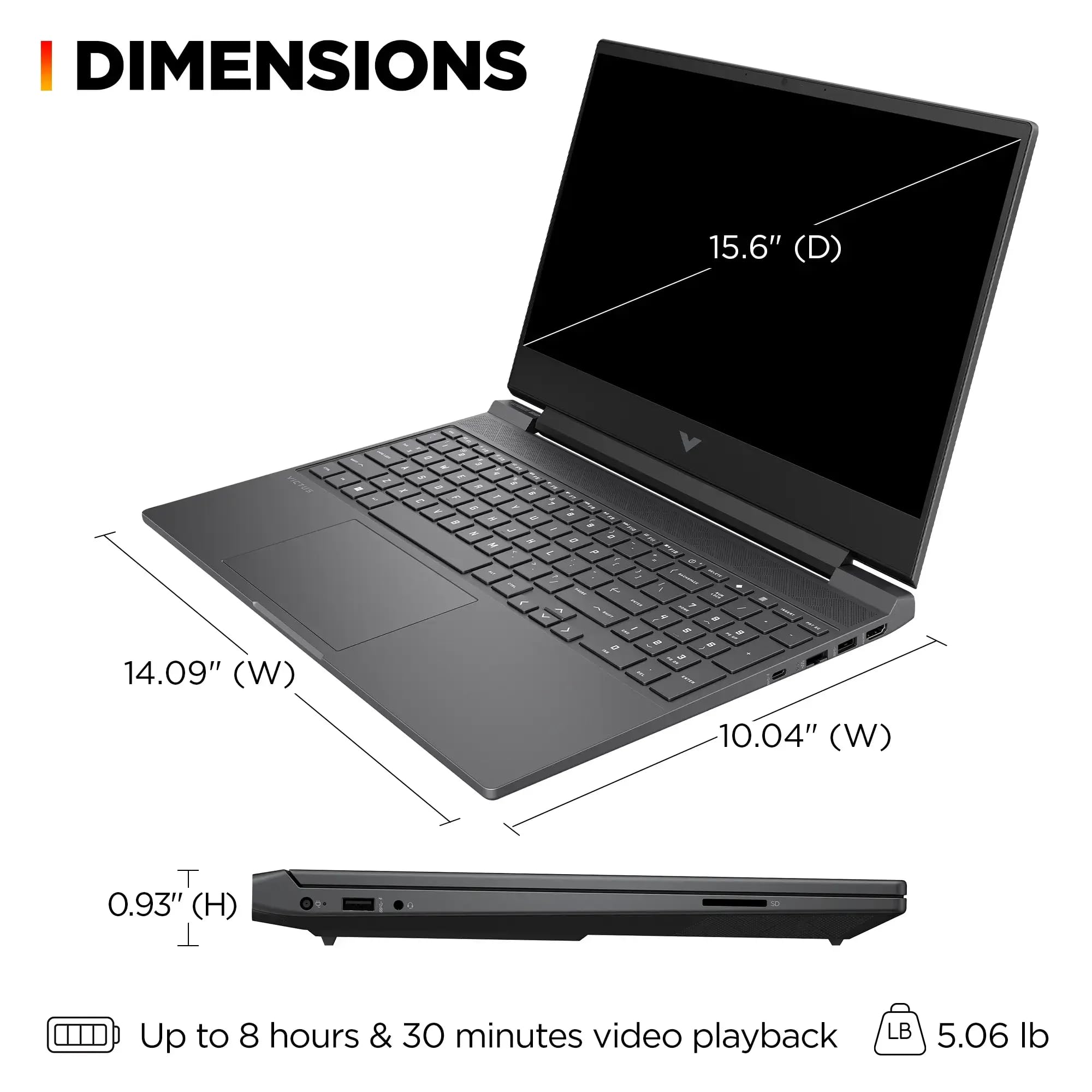 Amazon.com: HP Victus 15 Gaming Laptop,15.6